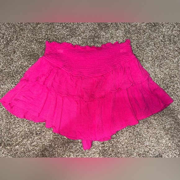 Pink High Rise Skort - Picture 5 of 6